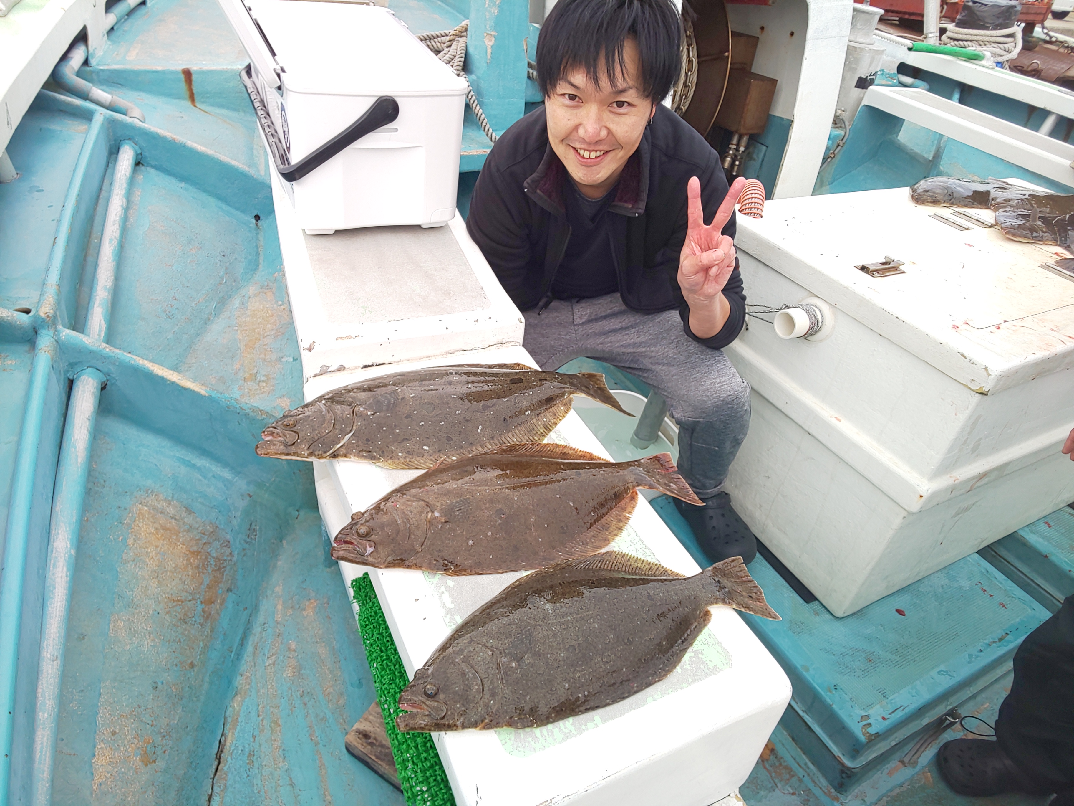 ヒラメ釣り堪能です!
