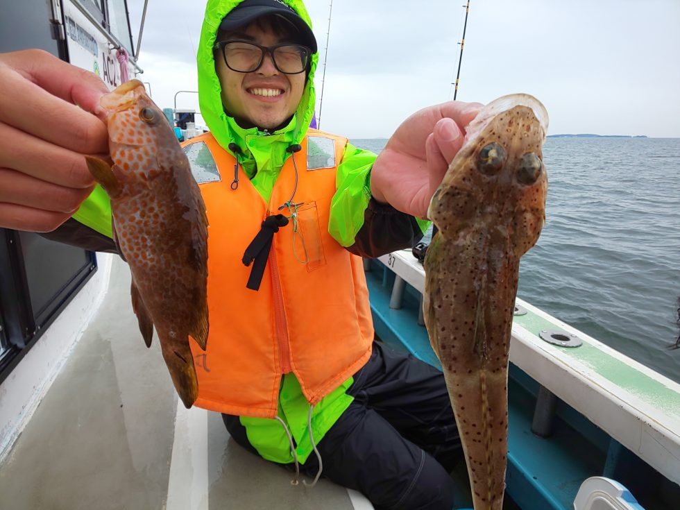 キジハタ!活きウタセエビのエサならではの釣果!