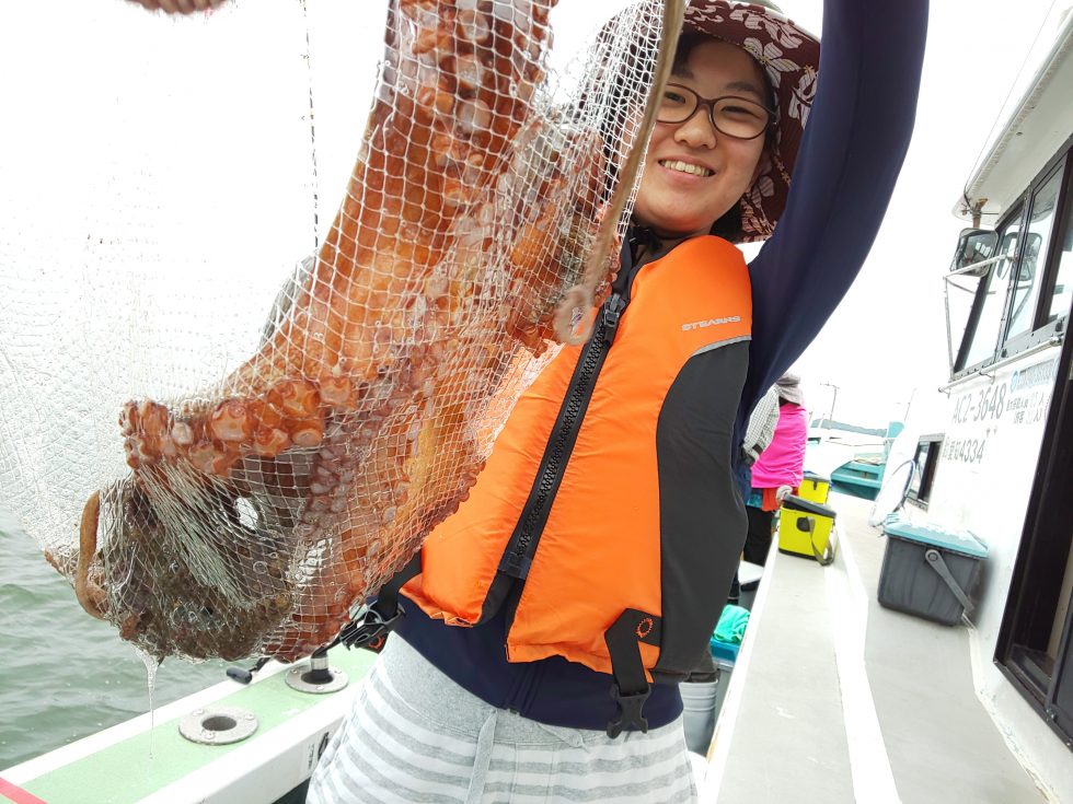 釣りガール特大2㎏オーバーゲット!