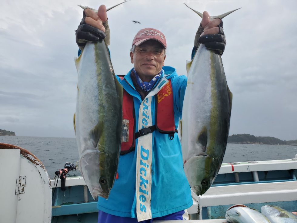 今日もワラサ入れ食いタイムあり!