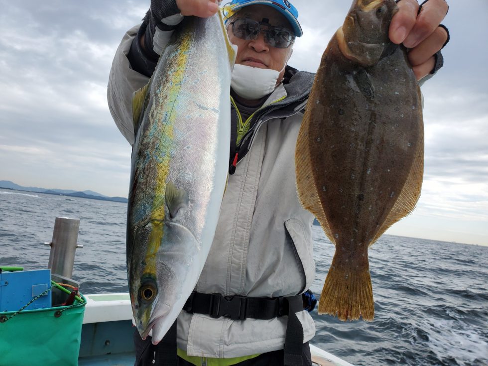 旬のヒラメ、青物!