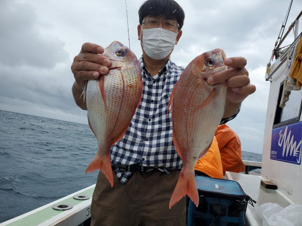 大型チダイ!脂のりのりですよ!