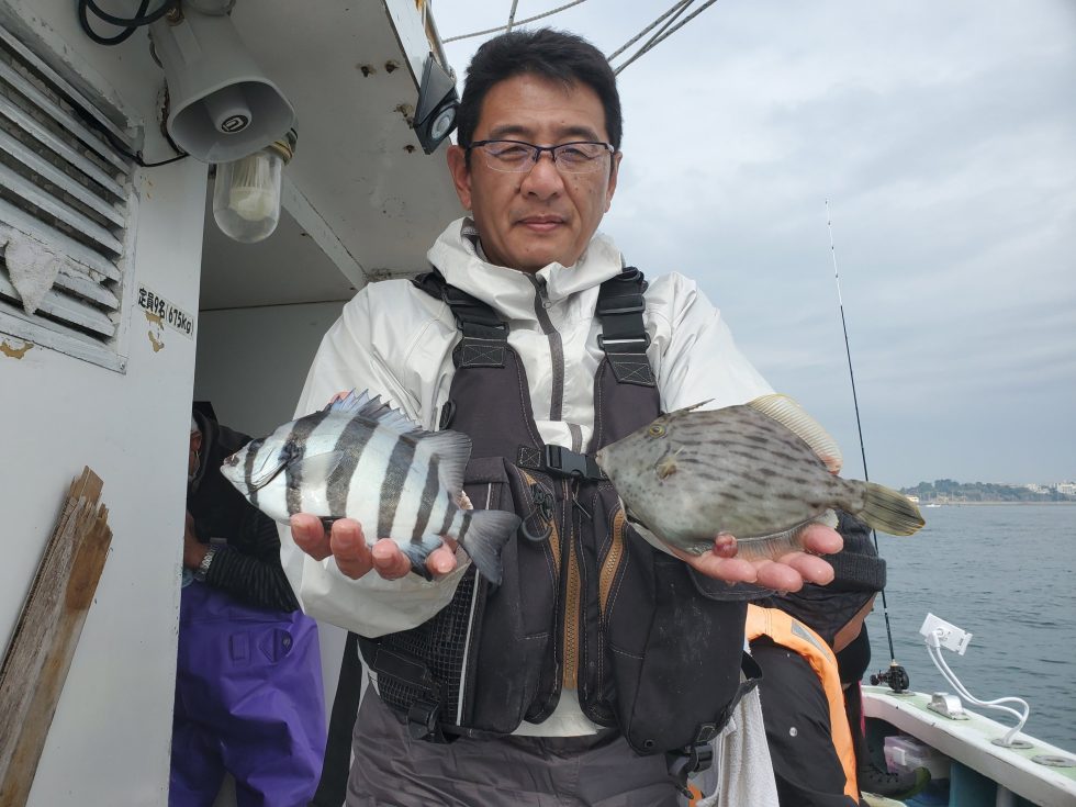 活きウタセエビで多彩な釣果!