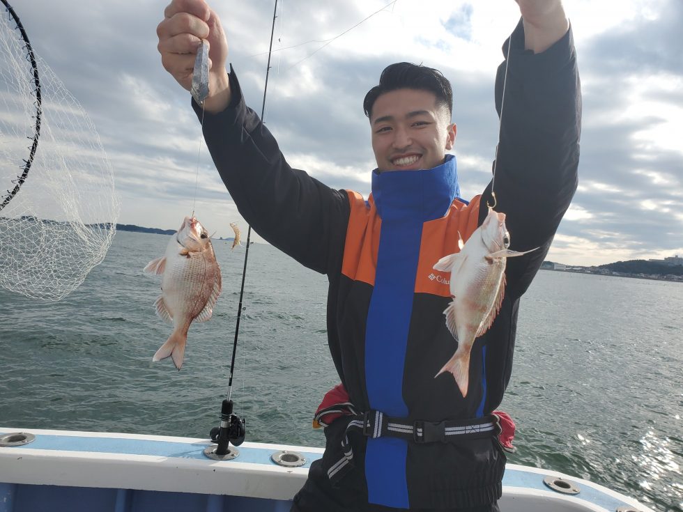 船釣り初挑戦で釣りまくりー