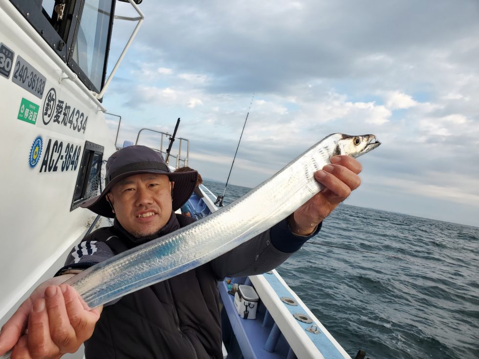 伊良湖水道テンヤタチウオ釣り！