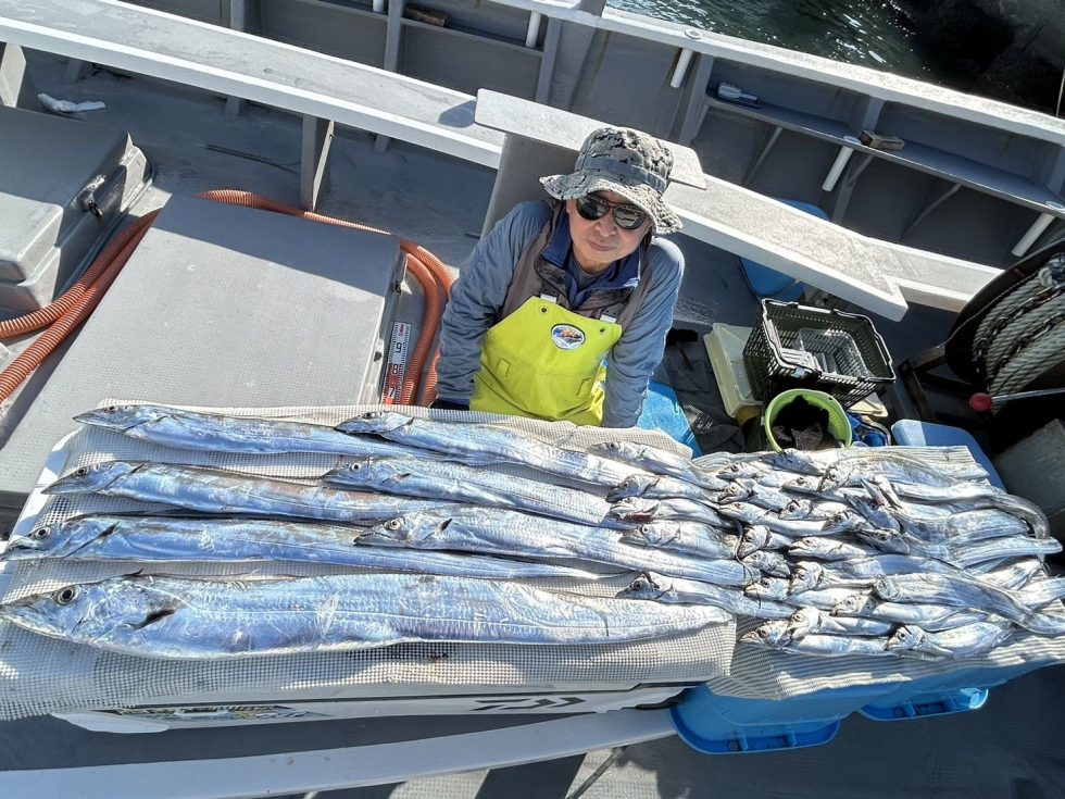 大型タチウオ釣りまくり！数も凄い！