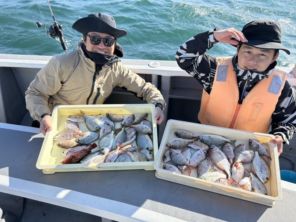 ウタセ五目、穏やかな近場で入れ食い堪能！