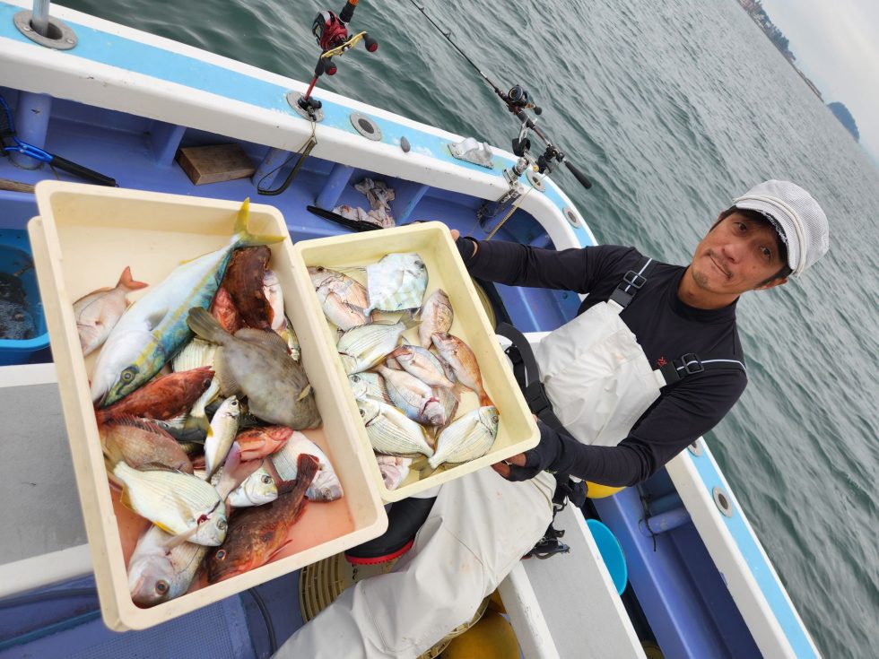 伊良湖沖では入れ食い状態！