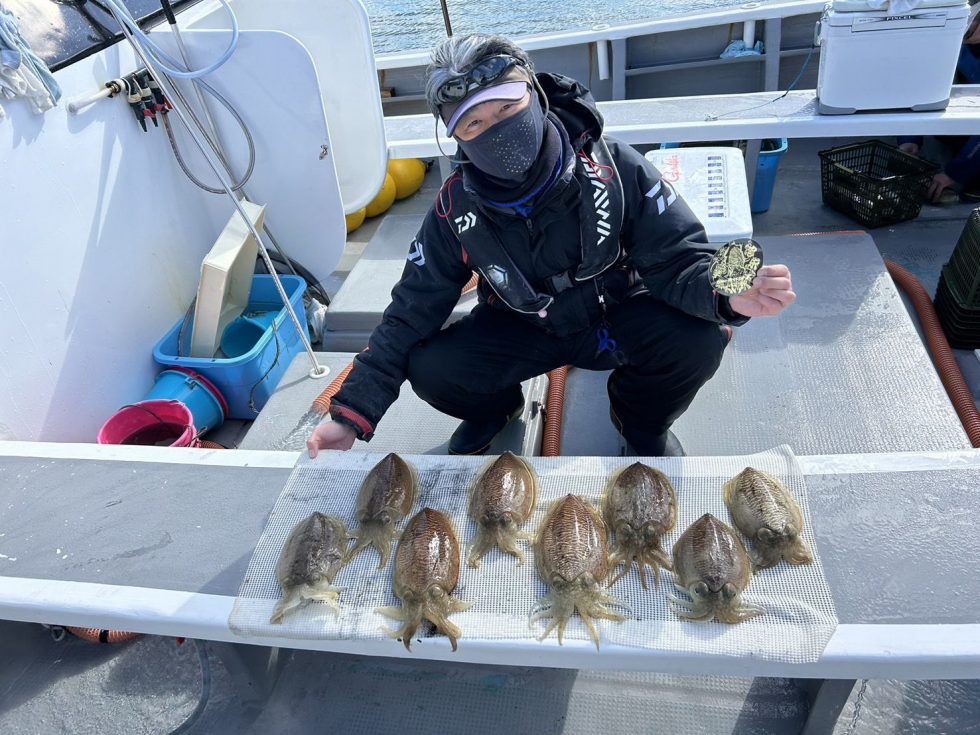 コウイカ爆乗り中！絶好調ー！