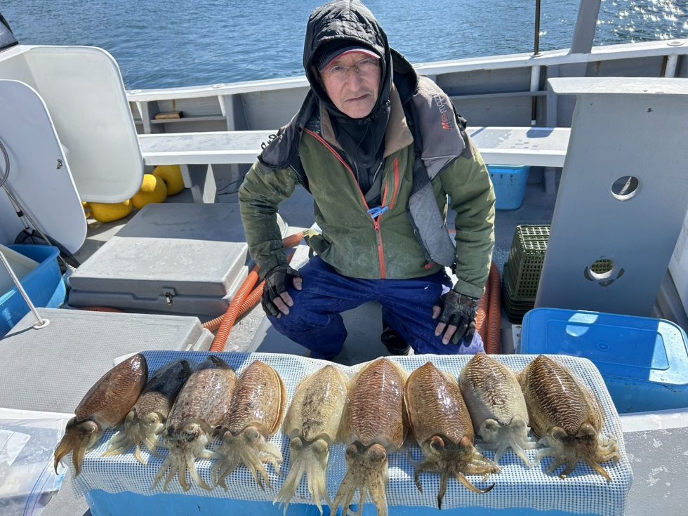 コウイカ爆乗り中！絶好調ー！