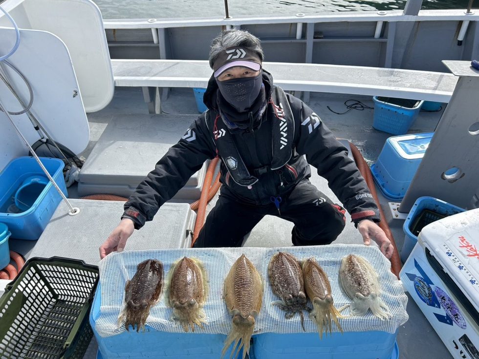 ２隻分乗でした！