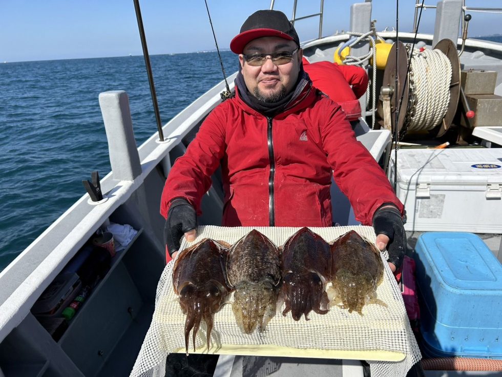 ２隻分乗！２隻とも船中凄い数あがりました！