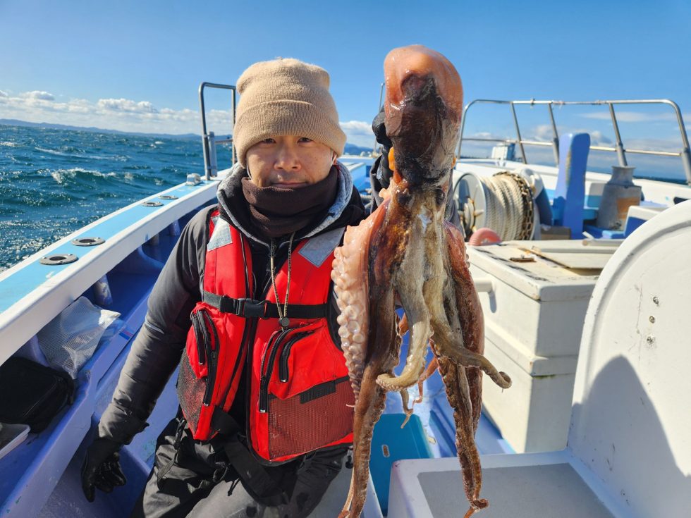 タコも２隻で１０杯ほどあかりましたよ！