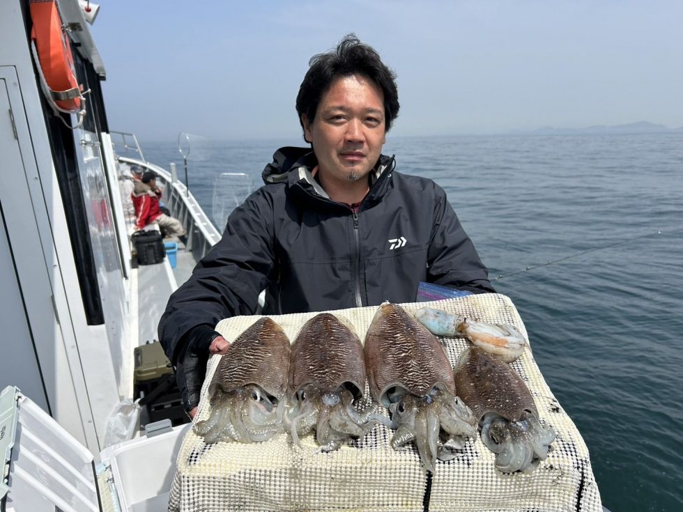 コウイカ釣り!今日も絶好調!