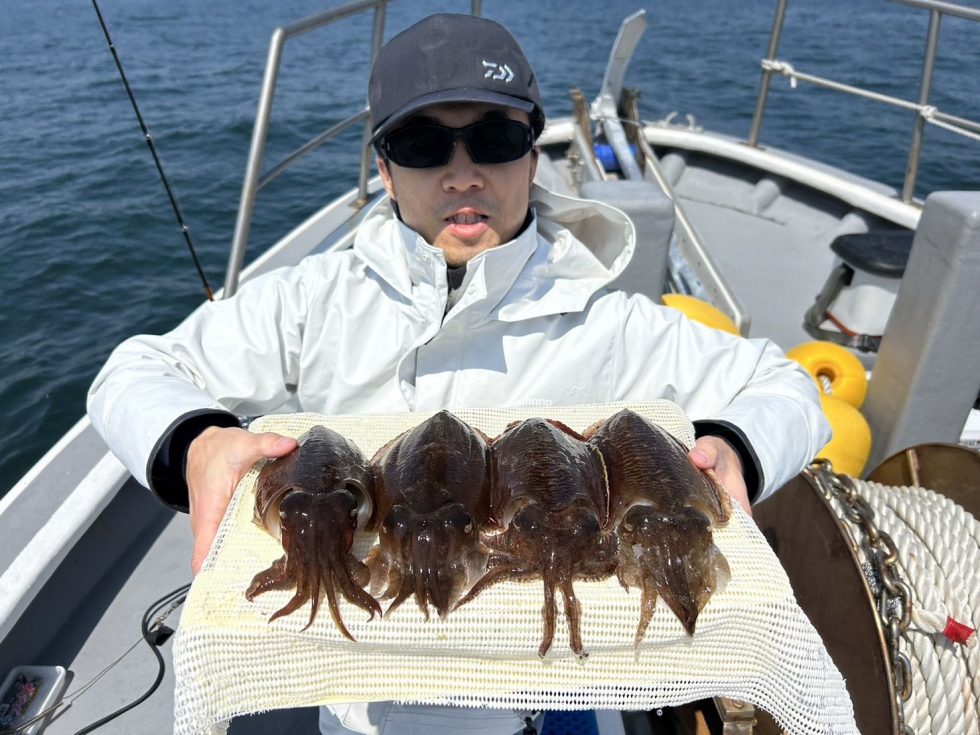 今日も皆さんに平均して釣れましたよ!
