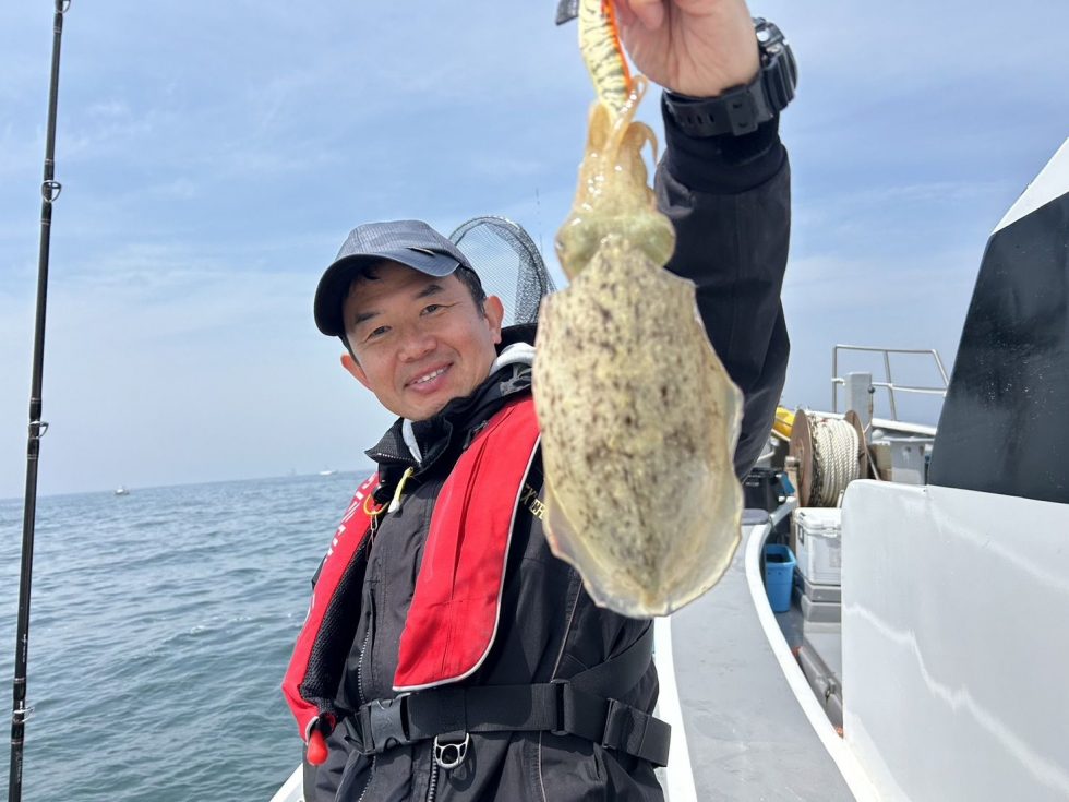 コウイカ釣り!