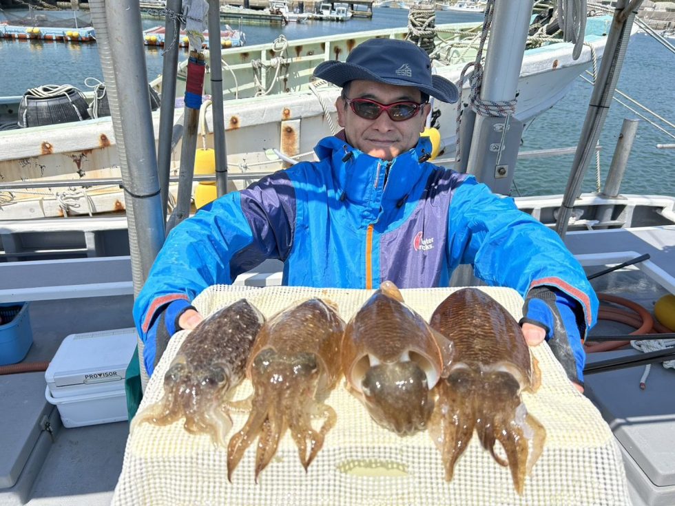 伊良湖コウイカ釣り！