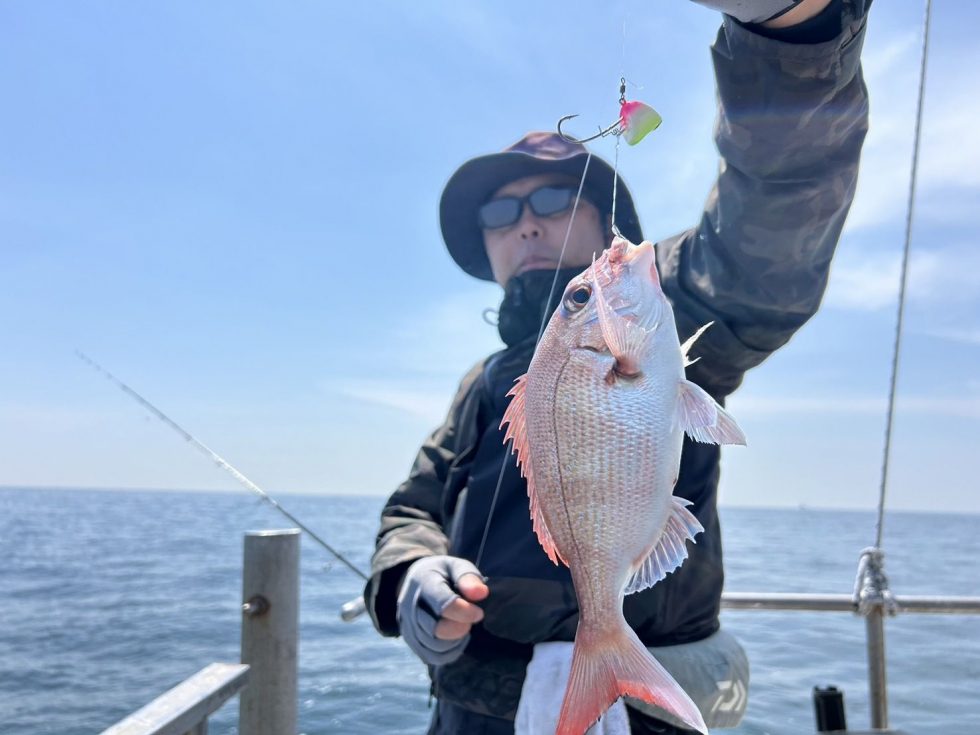 人気急上昇一つテンヤ真鯛釣り!