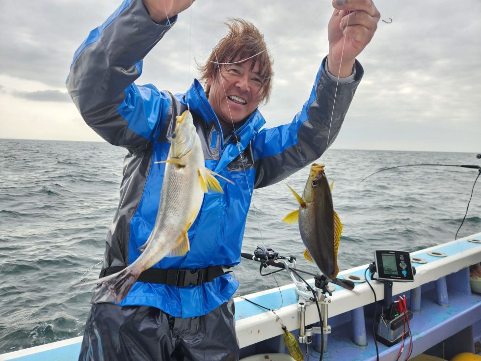 初エリアでしたが大山沖ジャンボイサキ攻略!