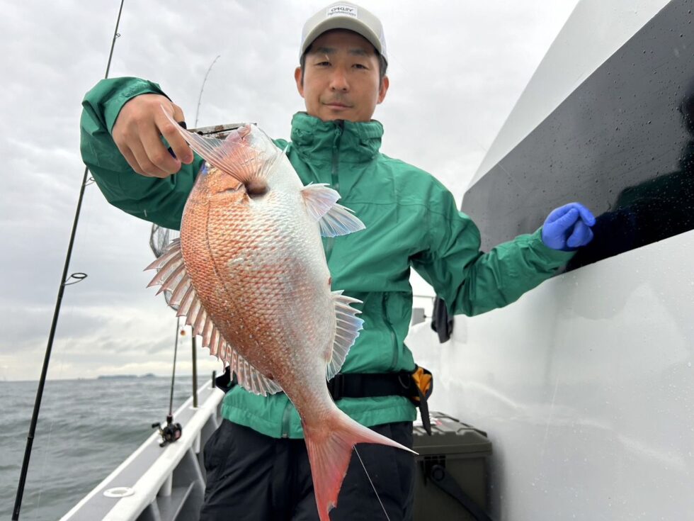 伊勢湾に新しい釣り!一つテンヤ!