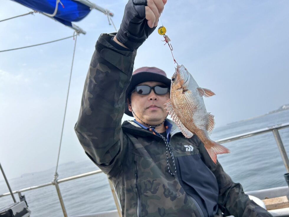 一つテンヤ塾開催!沖合い濃霧の為近場操業でした
