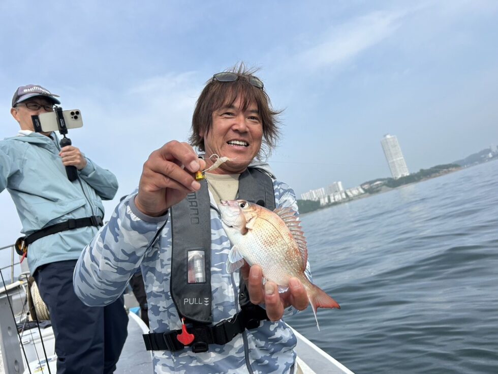 シマノ鈴木新太郎さんが伊勢湾に!