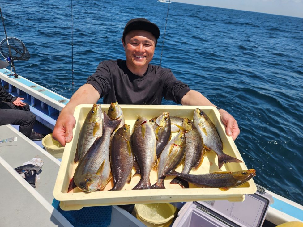 大山沖イサキ釣り!