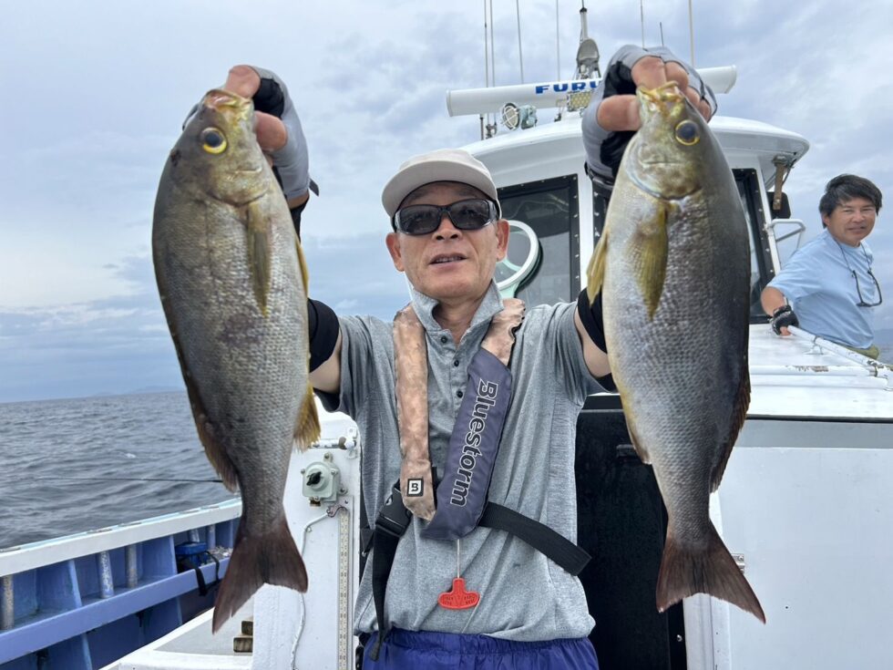 明日(金)イサキ釣り、テンヤタチウオ釣り、出船確定です