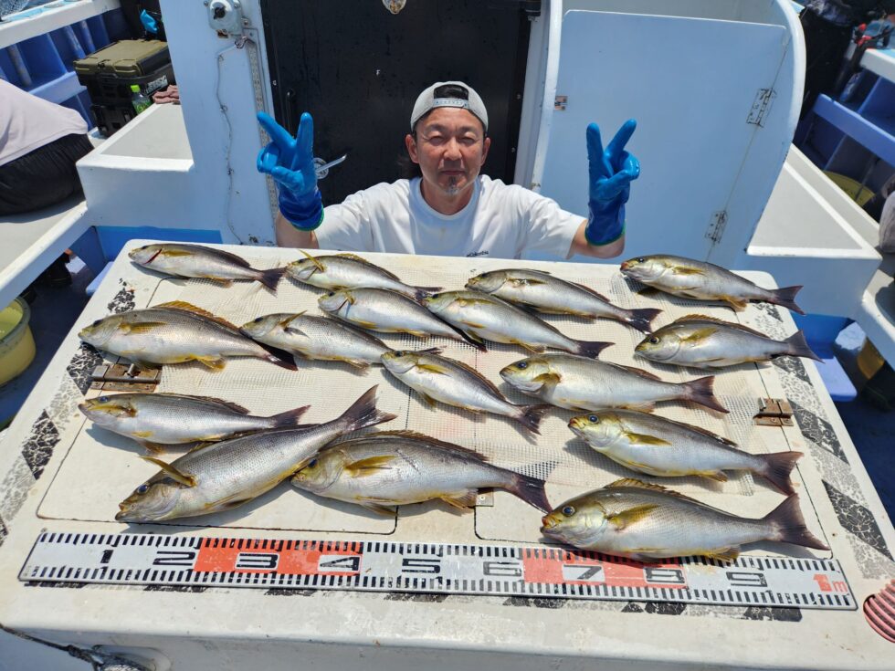 大山沖ジャンボイサキ絶好調!