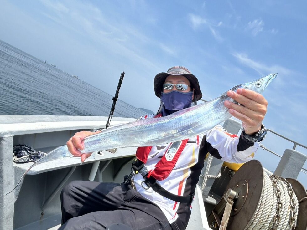 伊良湖沖テンヤタチウオ出船!
