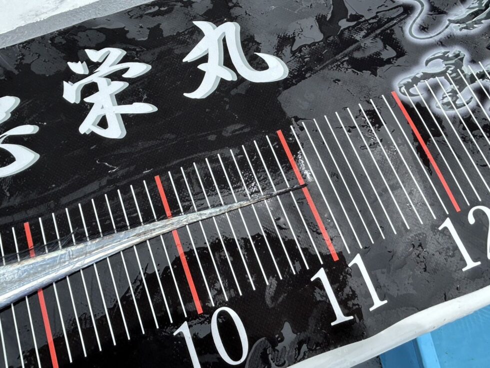 伊良湖水道テンヤタチウオ出船中!