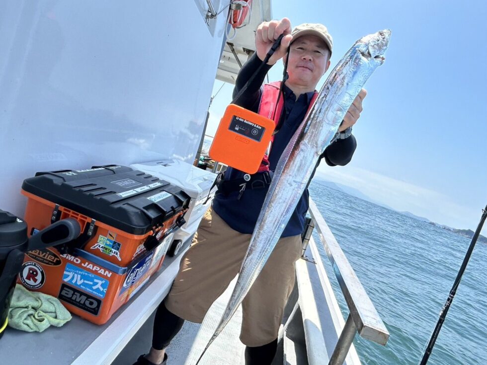 ハイパワーリチウムイオンバッテリーで伊良湖水道の深場もバッチリ!持続性も申し分なし!