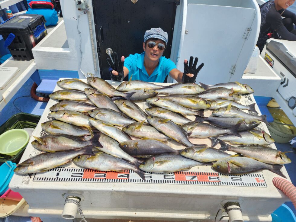 大山沖イサキ絶好調！