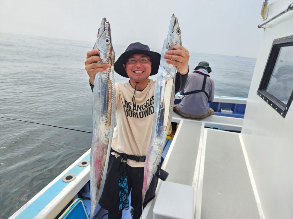 明日(水)イサキ釣り、テンヤタチウオ釣り、出船確定です!