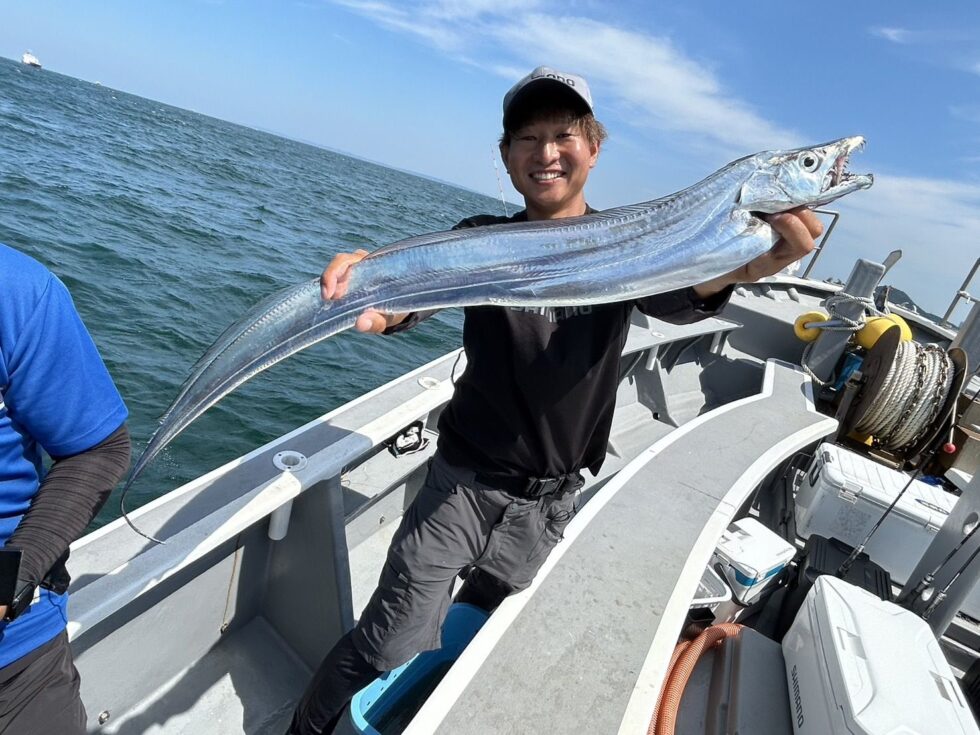 テンヤタチウオ!シマノ樋口輝さん!