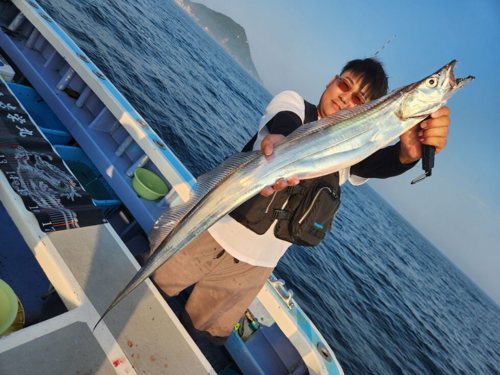 2隻分乗、少人数での出船でした!