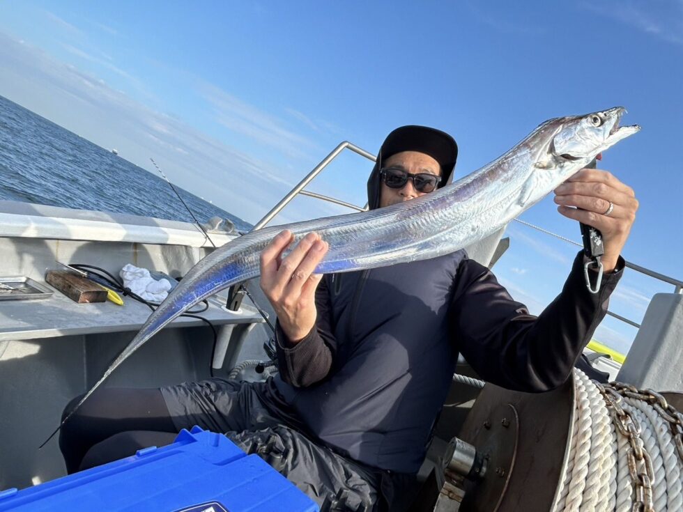伊良湖水道大型タチウオ！