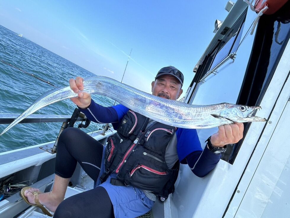 伊良湖水道テンヤタチウオ専門で大型攻略！