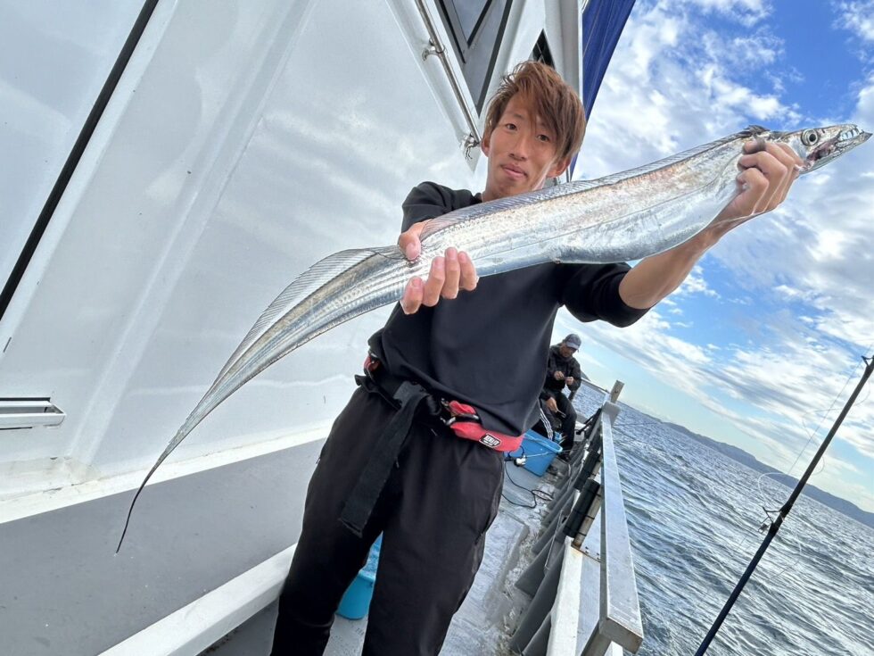 和歌山県、日高港の遊漁船「みなと丸」船長が遊びに来てくれました!流石の腕前です