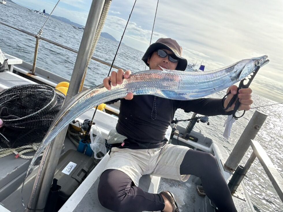 伊良湖水道大型タチウオ乱舞！