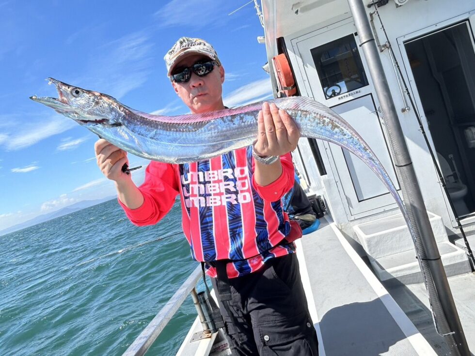 10月から活きウタセエビ餌の一つテンヤ、ウタセ五目も出船。