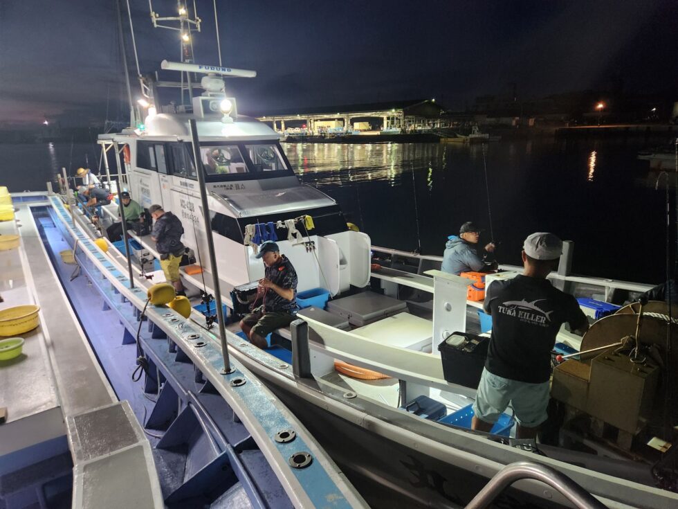第十一ジャンボ船での出船です！明日も空き多数