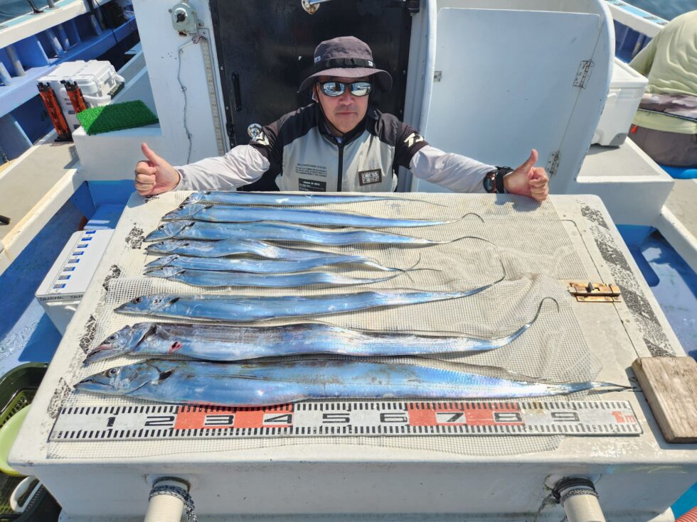 大人気のテンヤタチウオ専門!