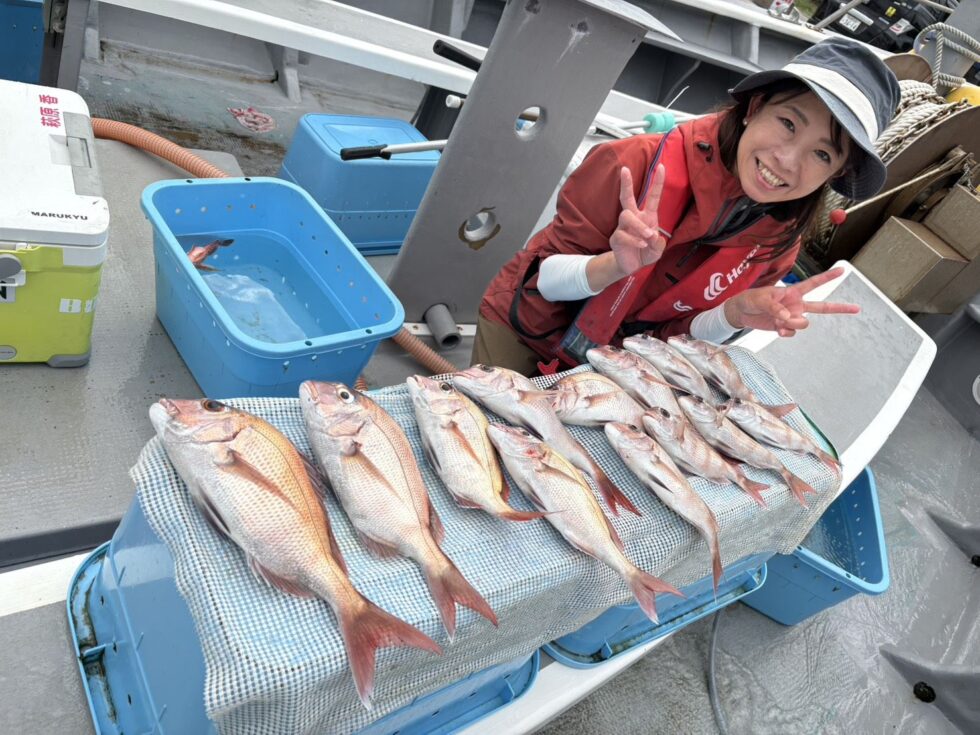 大人気の一つテンヤへ!