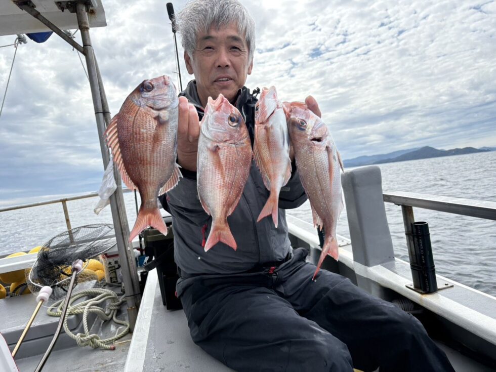 伊勢湾一つテンヤ真鯛、リピーター続出中!