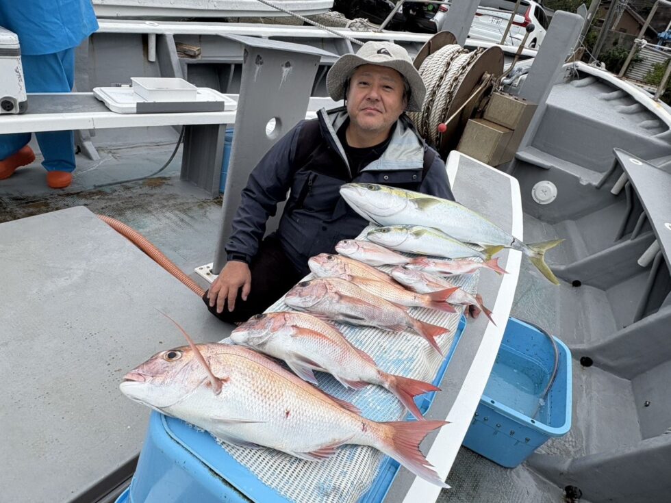 伊勢湾一つテンヤ真鯛釣り最高潮！