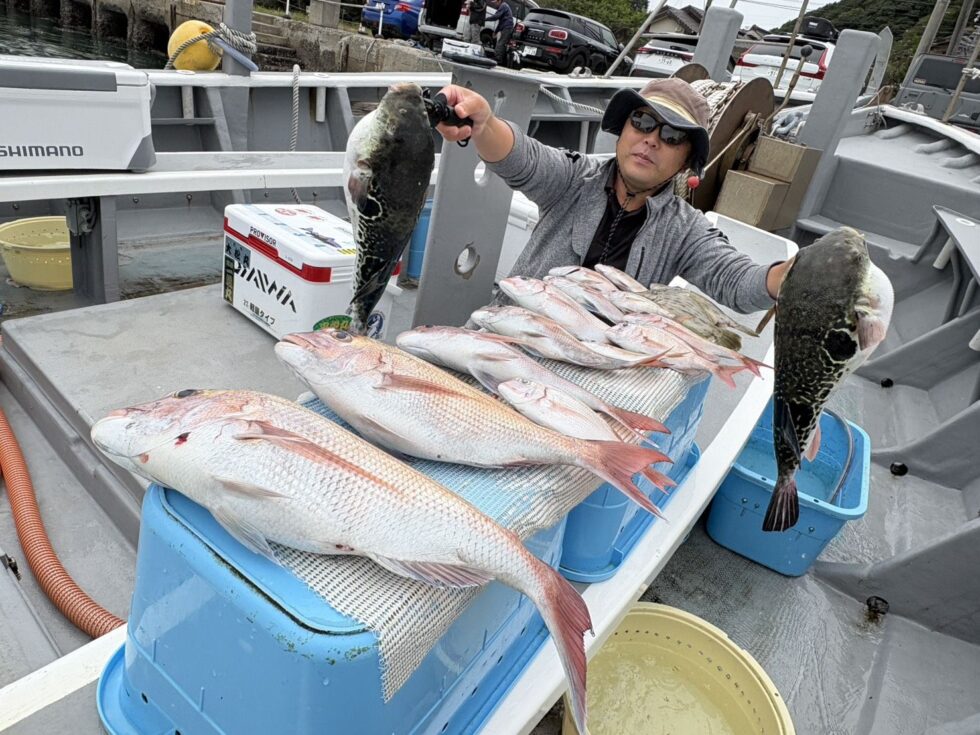 今日も釣りまくり！お見事でした。