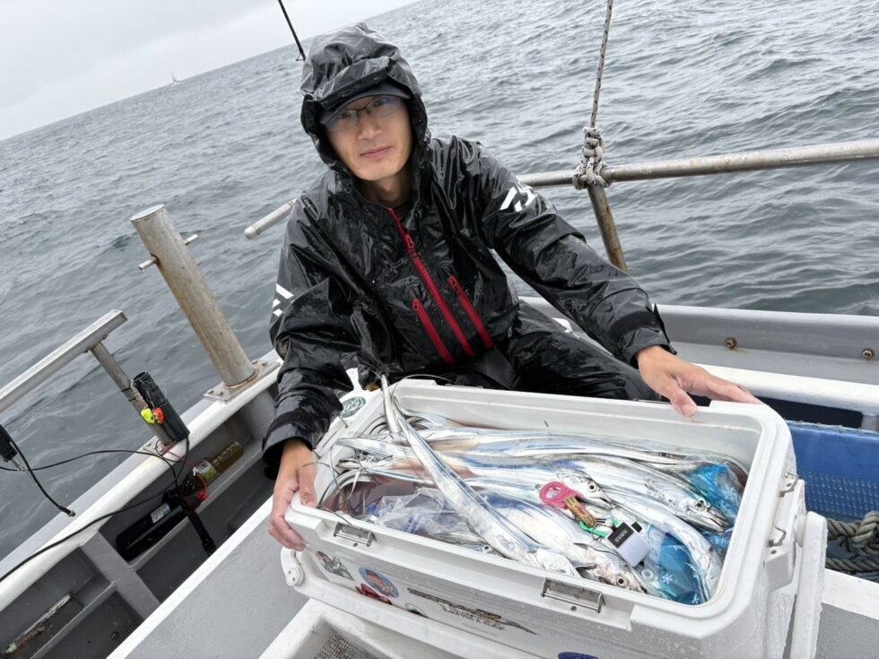 今シーズン最高釣果!テンヤで107本!