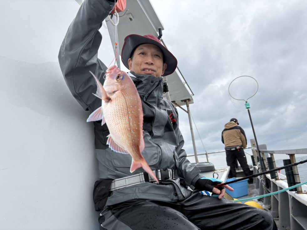 一つテンヤで良いサイズゲット！