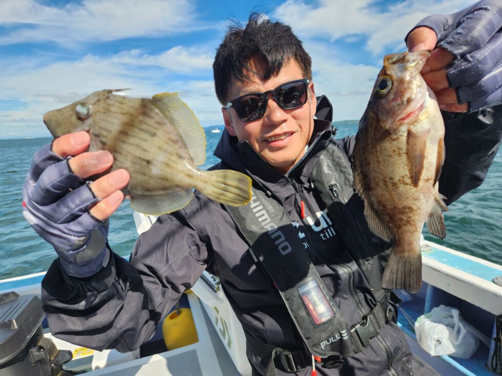 肝パン&メバル!